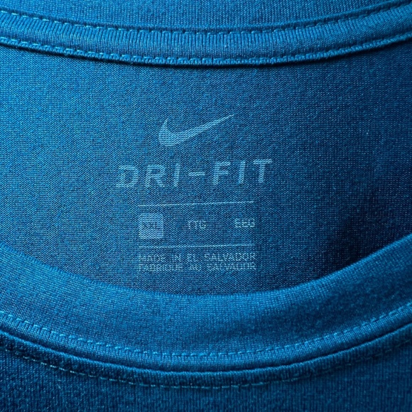 Nike Mens Legent Dri-Fit T-Shirt Teal Blue Crew Neck Lightweight Athletic Sz XXL - Picture 7 of 11